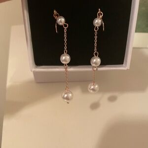 Pearl earrings